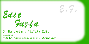 edit fuzfa business card